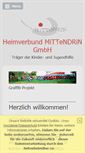 Mobile Screenshot of heimverbund-mittendrin.de